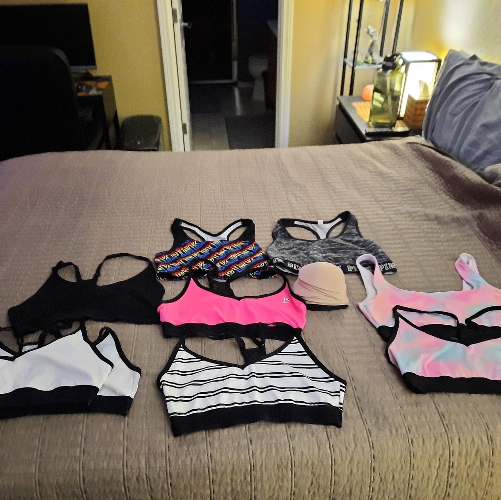 PINK VS 8 Ultimate Sports Bra Lot